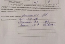Протокол подсчета голосов - 2 (подписи)