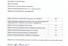 Протокол подсчета голосов.